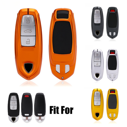 Aluminum Alloy Car Smart Key Fob Case Cover Holder Bag For Lamborghini URUS 2021 - 第 1/20 張圖片