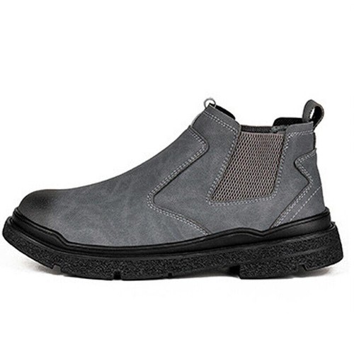 Men's Safety Work Shoes Non-Slip Lightweight Work Boots Steel Toe Shoes Casual - Picture 13 of 20