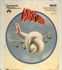 Airplane 1980 Vintage CED Videodisc TESTED WORKING