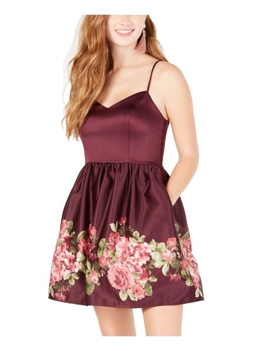 Teeze Me Glittery Wine Ombre Dress 16 | eBay