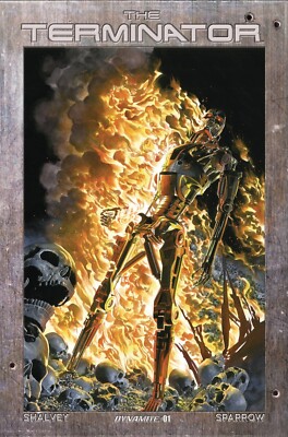   TERMINATOR #1 CVR P - 1:20 ROSS BURNING EARTH ICON  FOIL  *10/09/24