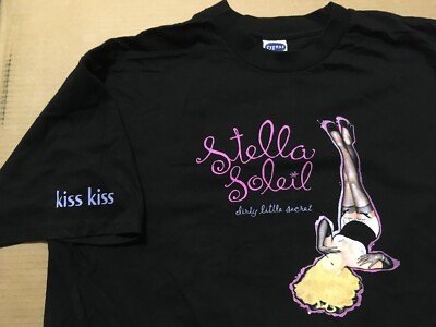 Sister STELLA SOLEIL Vintage 2001 PROMO T SHIRT NEVER WORN For Dirty CD w/ TAG