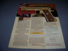 VINTAGE..U.S. NAVY COLT .45  "COMMEMORATIVE".. ORIGINAL SALES AD...RARE! (721Q)