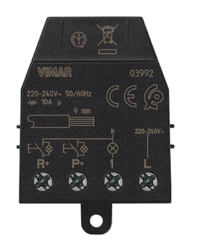 VIMAR MODULO RELÈ AD IMPULSI CON RESET QUID COMMUT. SILENZI 03992