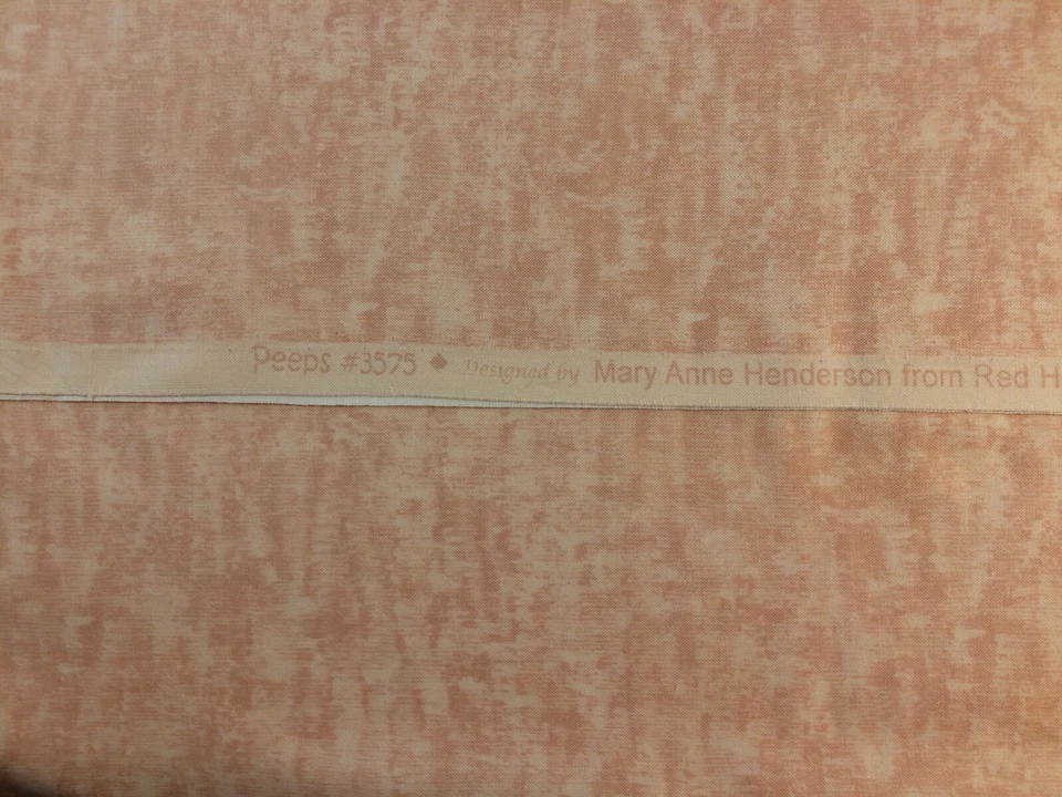 Telas de gallina roja Northcott Peeps #3575 100 % algodón acolchado rosa 23X44" 2/3 yardas Foto 2 de 3