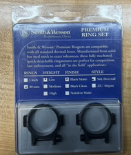 SMITH & WESSON MADE Scope Rings for STANDARD Dovetail 30mm Tube USA MADE