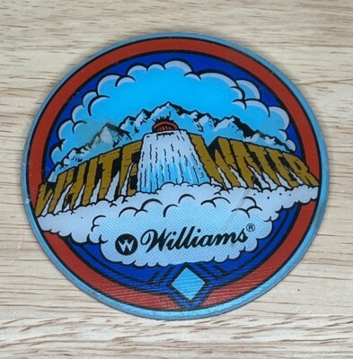White Water Speaker Key Fob Plastic. New PROMO Williams Pinball Machine Parts u