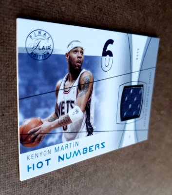 2003 Final Flair Edition KENYON MARTIN NBA Hot Numbers #HN-KEM 