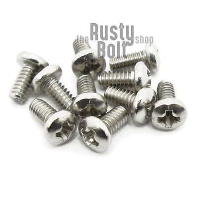 2-56x3/8 Pan Head Machine Screws, Stainless Steel 18-8 Screw, Pack of 50 2-56x3/8 Pan Head Machine Screws, Stainless Steel 18-8 Screw, Pack of 50