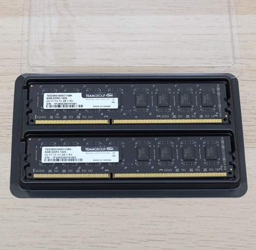 16GB Team Group Memory RAM for PC Desktop TED38G1600C11BK (2x8GB) DDR3 PC3