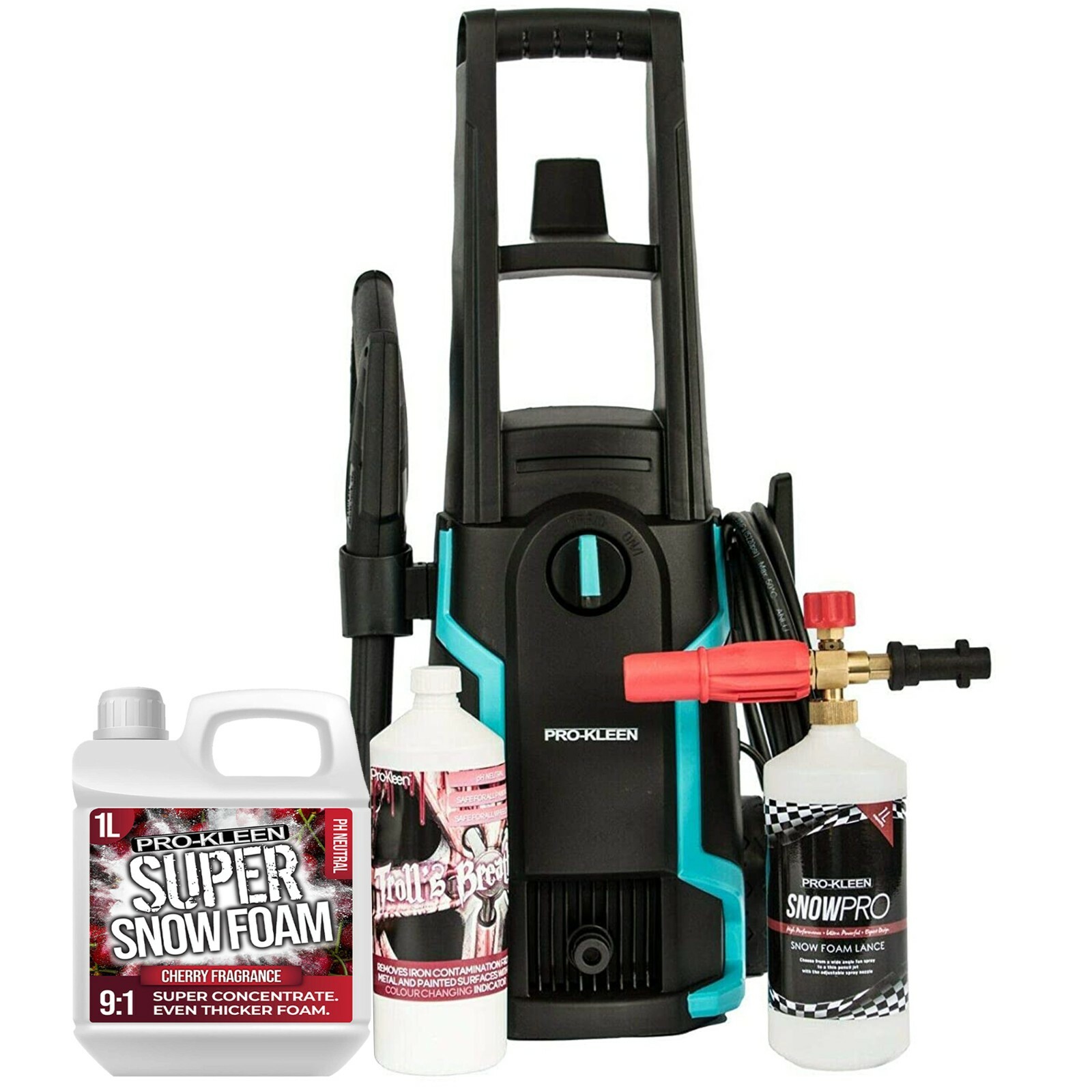 ProKleen Electric Pressure Washer Jet Car Snow Foam Lance Alloy Patio Cleaner