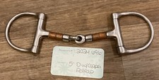 5  Stainless D Ring Bit W/ Copper Rollers