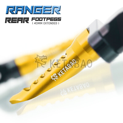 美品❣️ミニ バグパイプ Blue BOB 1.5 inch Lower Rear Foot Pegs For ZX-6R NINJA ZX