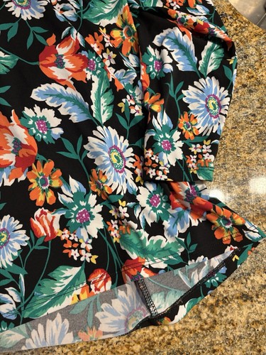 Susan Graver bunte Blumen Langarm künstlerisch Pullover Freizeit Arbeit Größe 2x - Bild 5 von 10