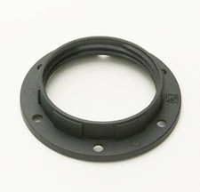 Black Shade Ring for E27 / ES Light Lamp holders Threaded sleeve 40mm Dia
