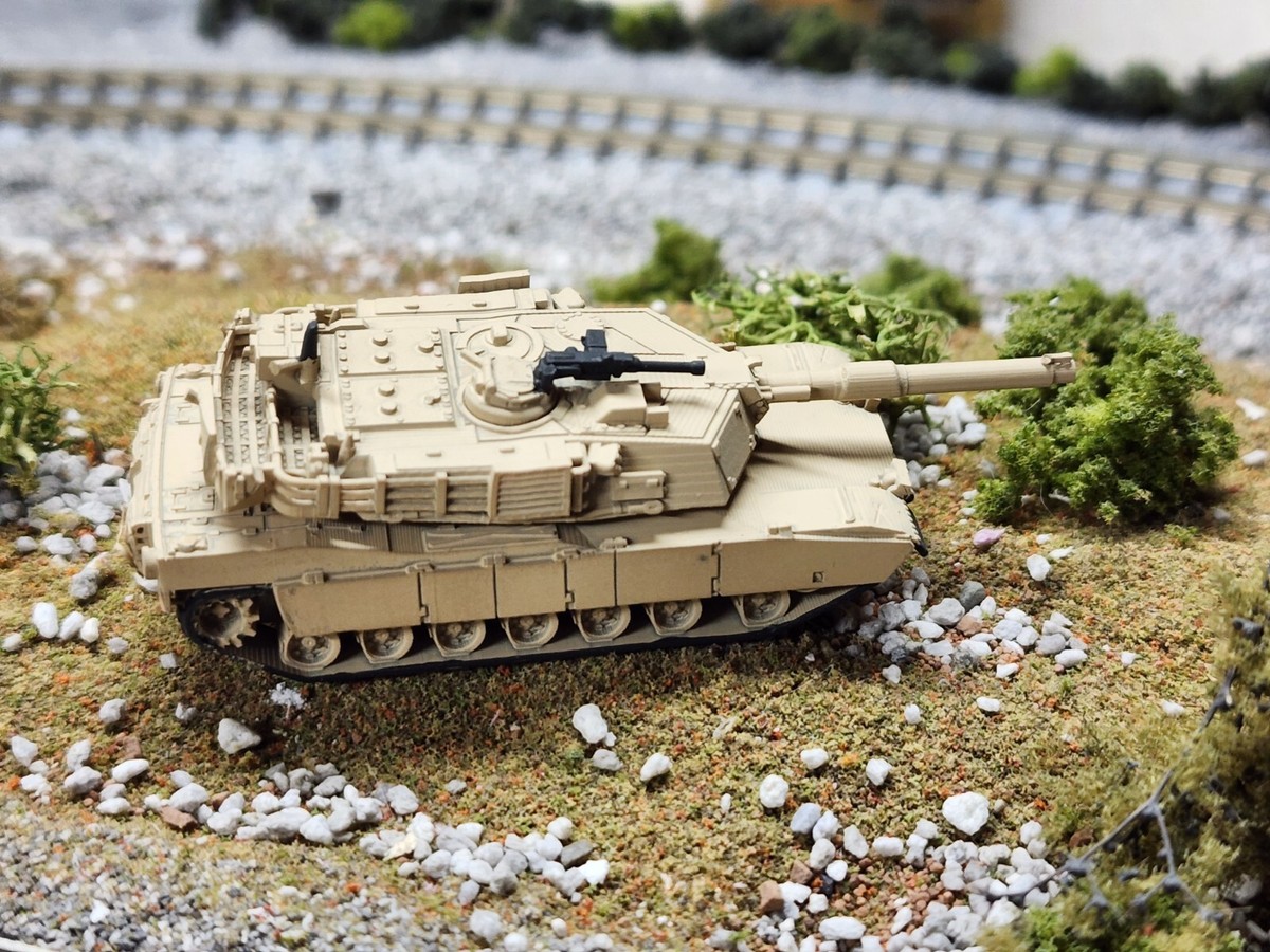 N Scale 1:160 M1A1 Abrams MBT 3D Printed and Hand Painted- US Army