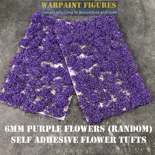 120 x 4/6 mm mechones de flores autoadhesivos - Wargaming | Base | Ferrocarriles | Terreno | Paisaje - Imagen 115 de 115