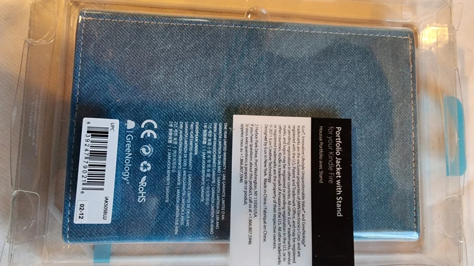 iLuv Dungarees Kindle Fire Portfolio Jacket with Stand - Image 2 of 2