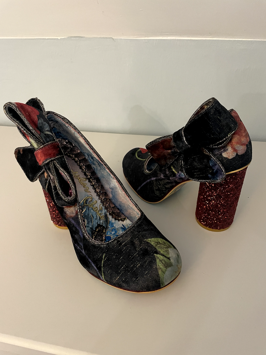 BNIB Irregular Choice Bonita Shoes Black Size 5/38 Original box