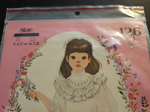 Vintage Sewing Pattern Little Darling Enchanted Forest GIRL Dress #126 Sz 3 4 5 - Picture 3 of 9