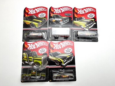 Hot Wheels 2017 Collector Edition 5 Autos Set Neu (No kar keepers)