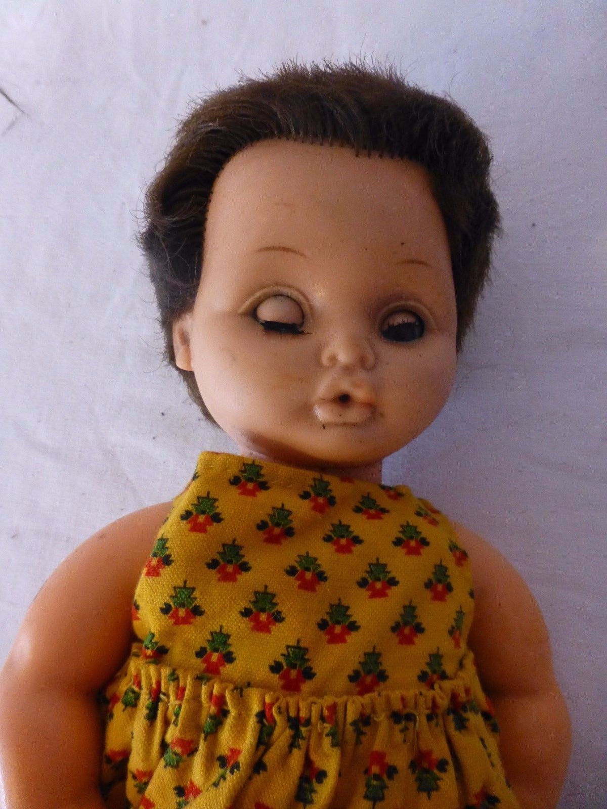 Ancienne Poupée Bella 55cm - Made In France - Yeux Bleus - Vintage Collection