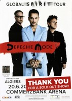 Depeche Mode - Thank You, Frankfurt 2017 | Konzertplakat | Poster