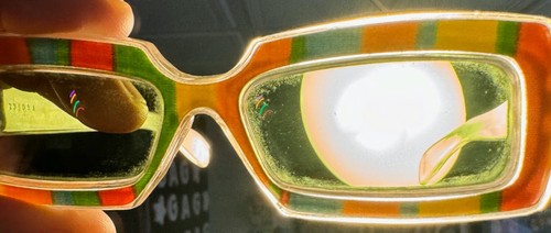 1960's Groovy Foster Grant Eyewear Very Rare Clear w/Multi rectangular shades - Picture 16 of 17