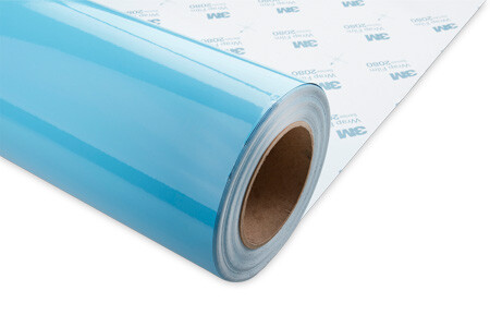 (24,99 €/m²) 3M 2080-G77 Sky Blue Gloss Autofolie Car Wrapping 152cm x 1 lfm - Bild 1 von 3
