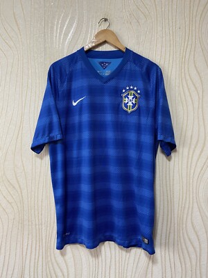 NIKEナイキ2014-2015サッカーブラジル代表アウェイユニフォームシャツ青 s-l400.jpg