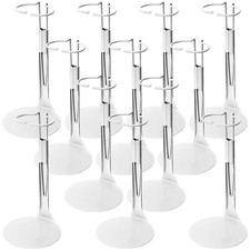 12 Pcs Adjustable Doll Stands for 12 Inch to 18 Inch Dolls Display Stand with...