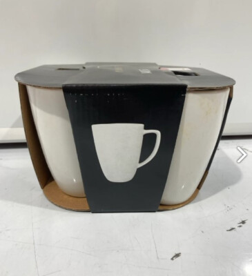 Planet 8 Tassen (2 x 4er Set) weiß Porzellantassen (8 Tassen)