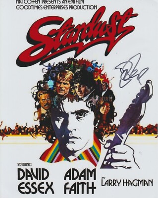 David Essex HAND SIGNED 8x10 Foto Autogramm, Rock On, Hold Me Close, Stardust