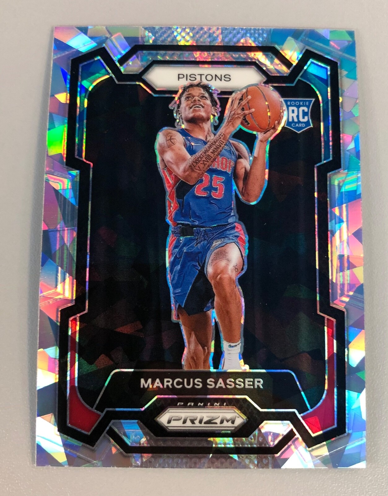 Marcus Sasser 2023-24 Prizm Cracked Ice RC #174