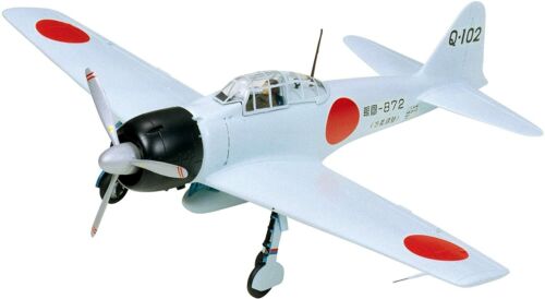 TAMIYA 1/48 Mitsubishi A6M3 Zero Fighter HAMP Plastic Model Kit Giappone - Foto 2 di 3