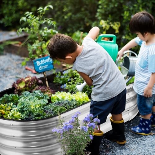 Raised Garden Bed,Galvanized Raised 2 Pcs 4×2×1ft Planter Boxes 4×2×1ft(2pcs) - Picture 6 of 6