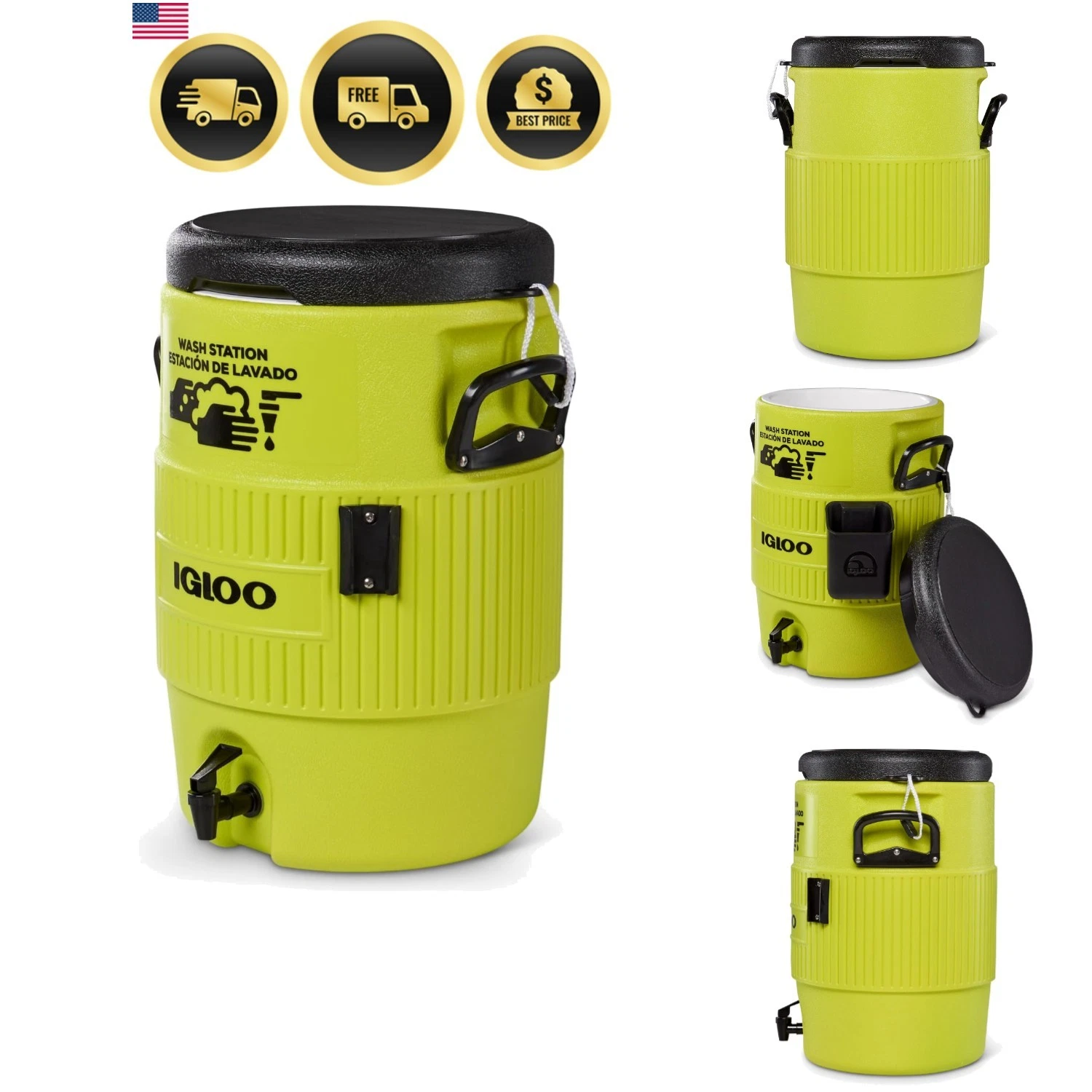 Sports Cooler | Insulated Beverage Dispenser with Spout |Portable Handwashing...
Opens in a new wind