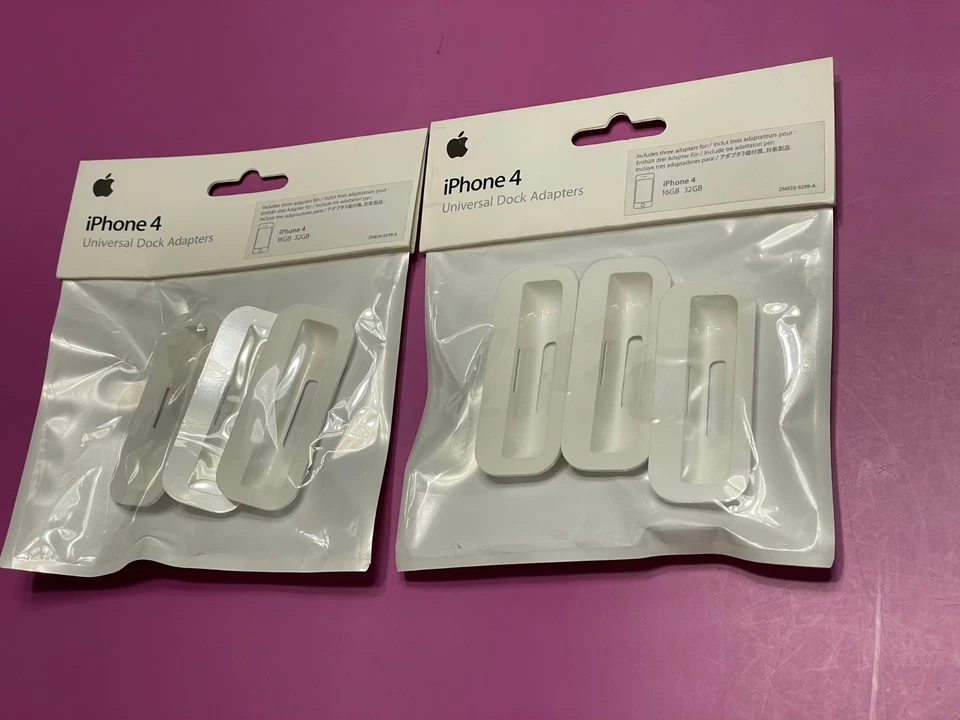 Apple iPhone 4 универсальный док-адаптер 3-Pack MC598ZM/A - новый запечатанный OEM - Изображение 4 из 4