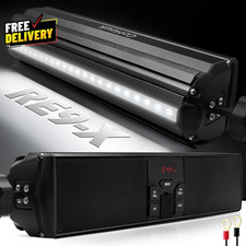 Motorcycle Speakers Bluetooth Built-In Amplifier Waterproof Radio Audio Syst....