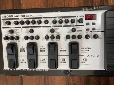 Boss ME-90-WH Guitar Multi Effects Processor w/ New PSA-100 Adapter Used Japan