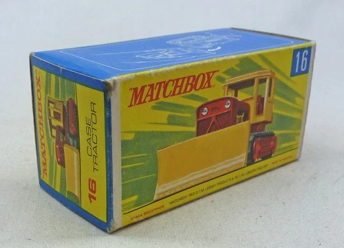 Lesney Matchbox Toys MB16 Case Tractor ORIGINAL Empty G Type Box