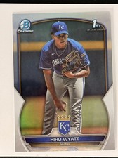 2023 Bowman Draft #BDC-80 Hiro Wyatt Chrome Refractor
