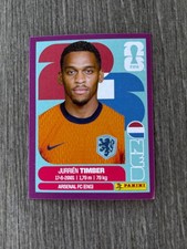 2026 Panini Men's World Cup Sticker "PURPLE" - Jurrien Timber - Netherland 1:200
