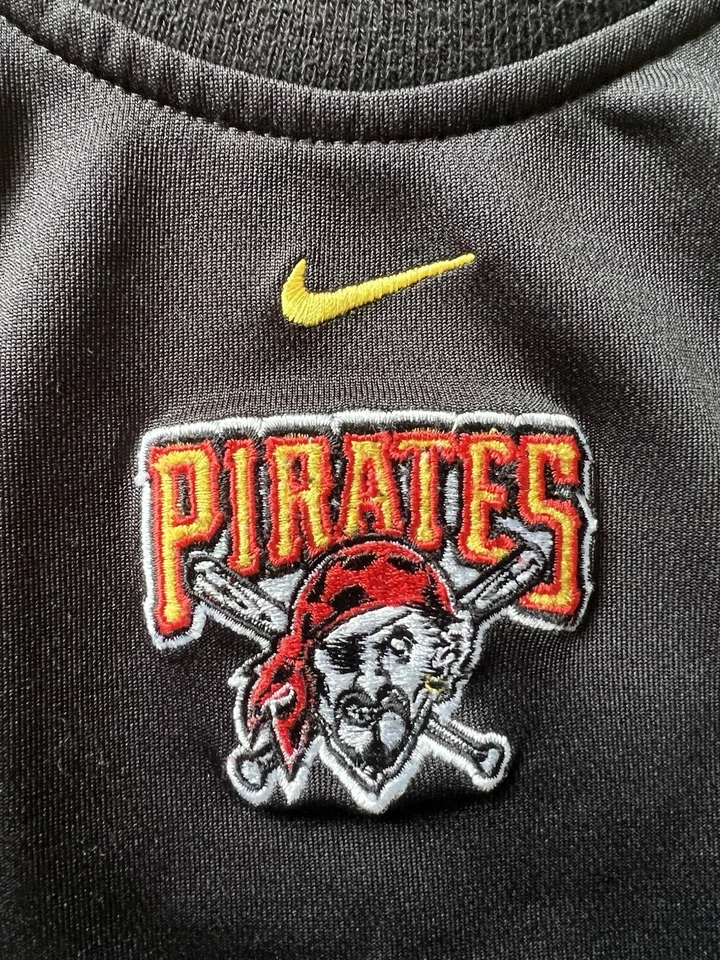 Camiseta deportiva sin mangas Nike Team MLB Mercancía Piratas de Pittsburgh para niños pequeños 3T Foto 3 de 4