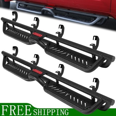 For 2015-2026 Colorado/Canyon Crew Cab Running Boards Tri-tube Drop steps Bars