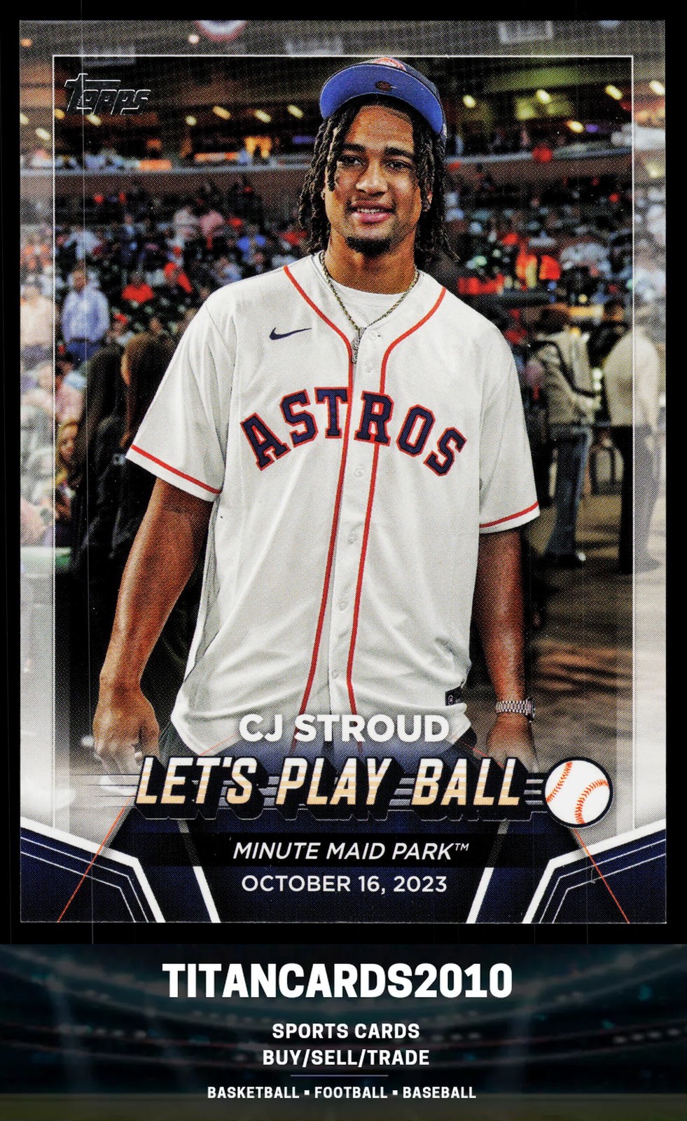 CJ Stroud 2024 Topps Series 2 Lets Play Ball Houston Astros #PB-1