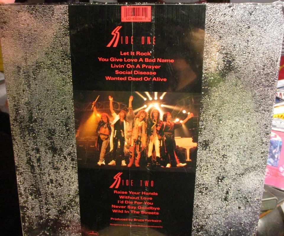 Sealed 1986 BON JOVI- Slippery When Wet US LP Polygram 830 264-1M-1 Hype Sticker - Image 2 of 2