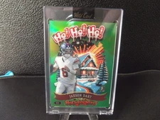 2025 Wild Card Holiday Hits Jaxson Dart RC True 1 Of 1 HO! HO! HO! NY GIANTS
