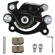 FVRITO Rear Brake Caliper with Pads Compatible Mini Bike Black