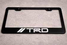 Trd Pro Sport 4x4 Stainless Steel Finished License Plate Frame Holder Rust Free Trd Pro Sport 4x4 Stainless Steel Finished License Plate Frame Holder Rust Free